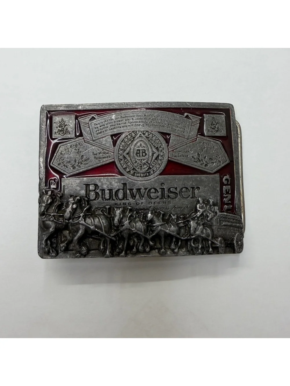 Budweiser vintage belt buckle